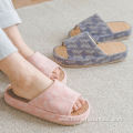 Summer Breathable Thick Bamboo Sole Slippers